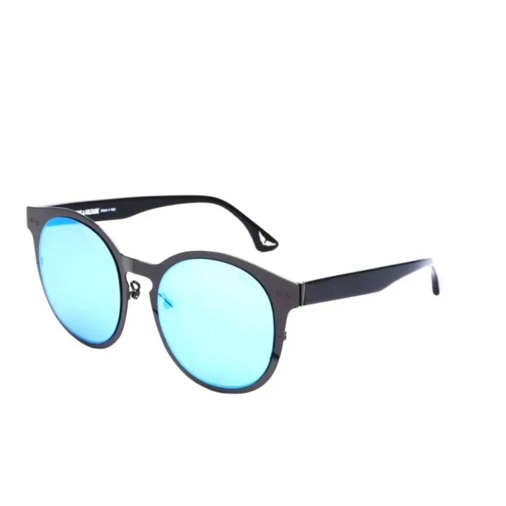 Zadig‎ & Voltaire Blue Mirrored Lens & Gunmetal Sunglasses